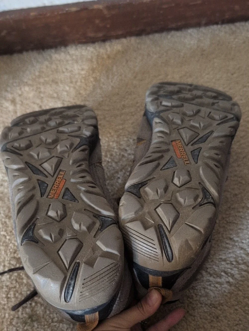 Merrell Men's Brown and Black Trail Boots